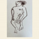 MAONKI ART POSTER: ATHENS - Drawing by Sylvia Gatz "Nude"